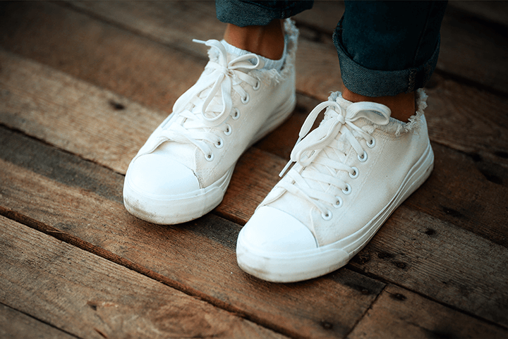 Muji white sneakers sales