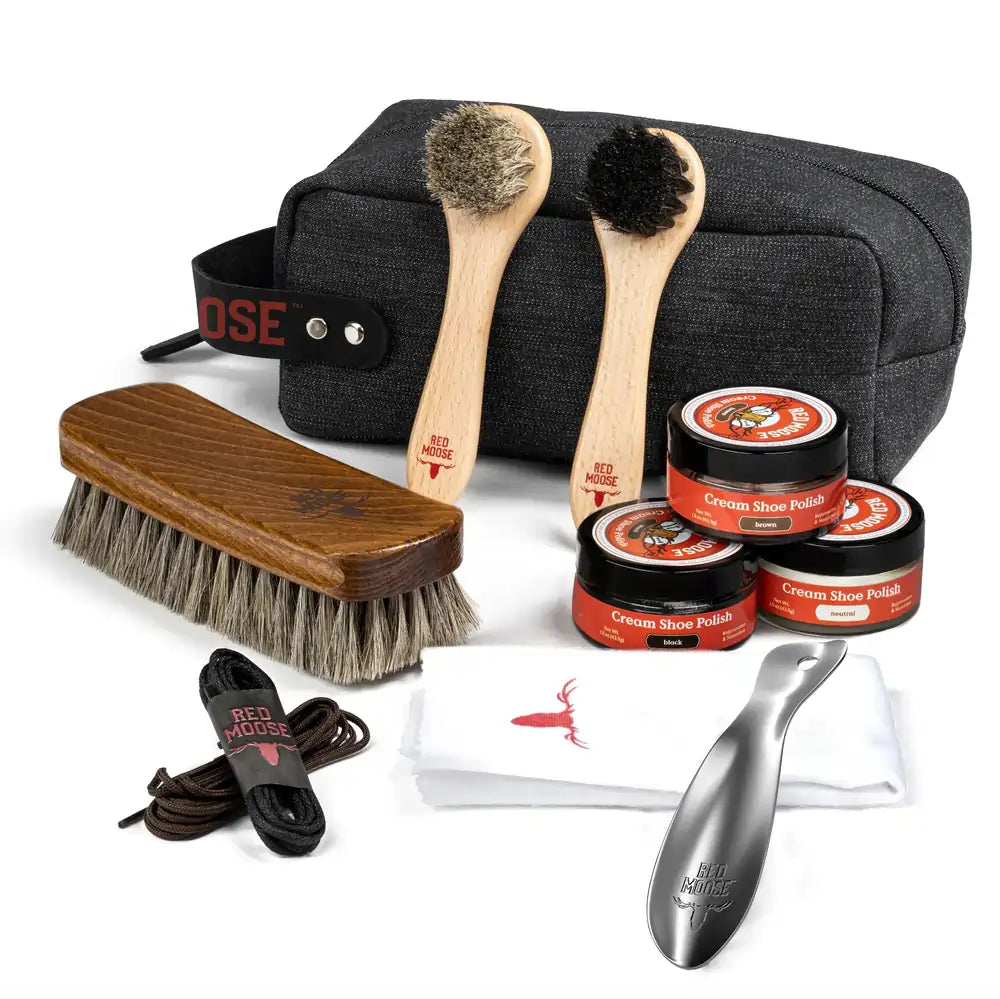 Deluxe shoe shine kit discount