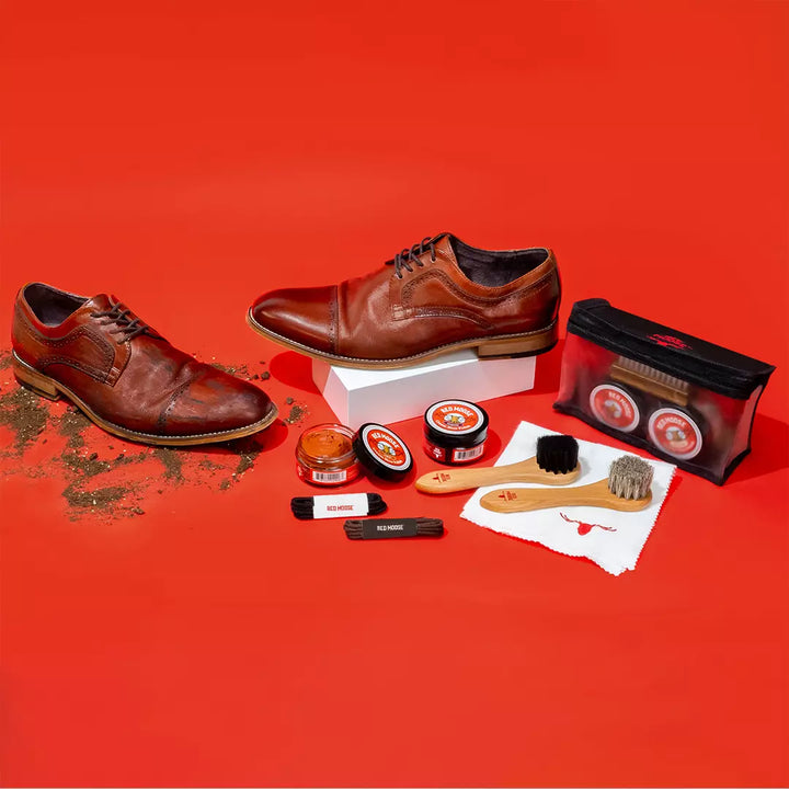 Red tape tan shoe polish on sale