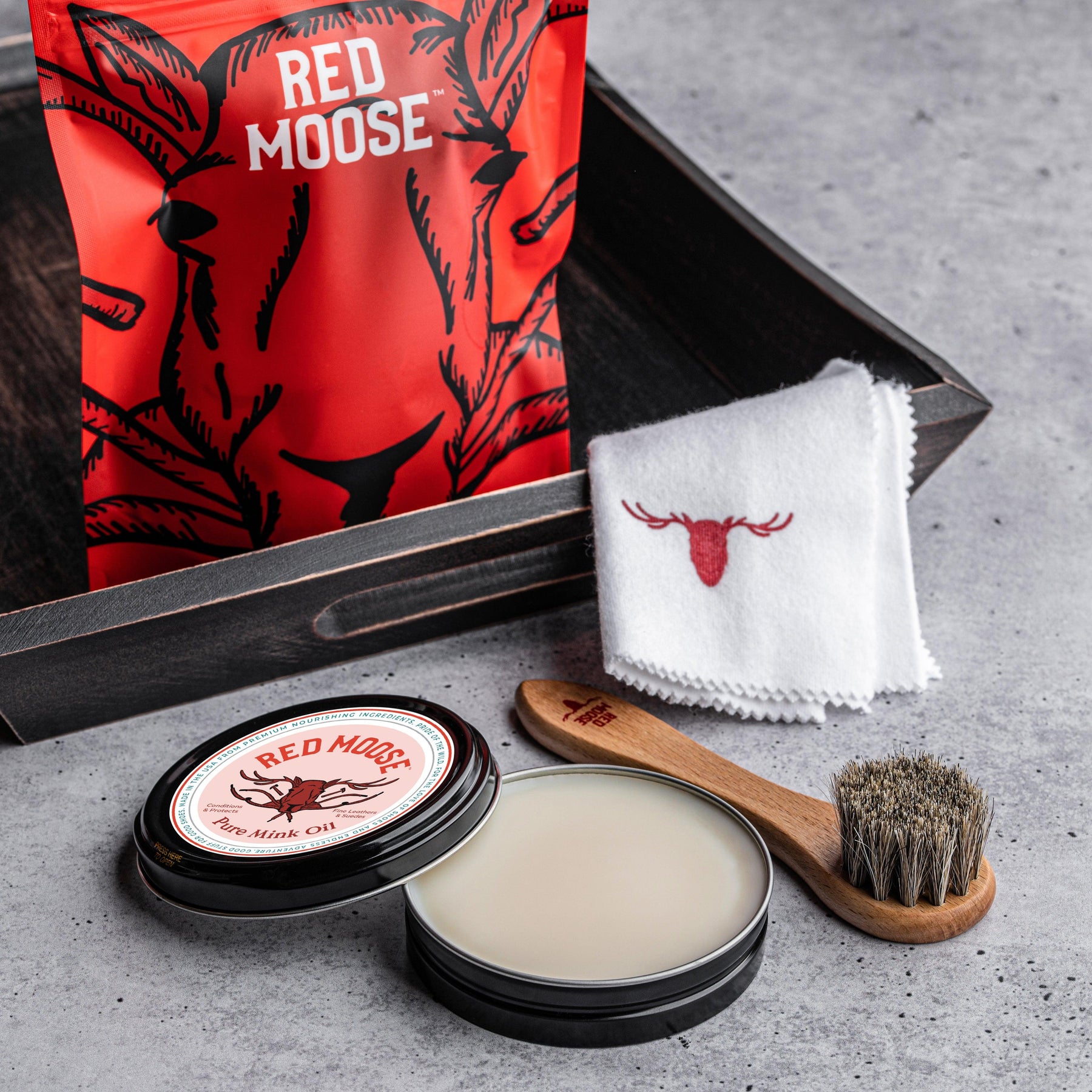 Red Moose Boots and Shoe Cream - Shoes Handbag Wallet Leather