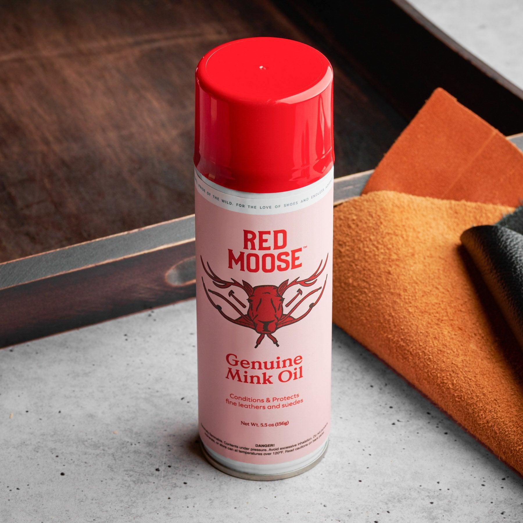 Mink Oil Spray - Waterproof Leather Shoe Protector and Boot Repair - Red  Moose - Yahoo Shopping