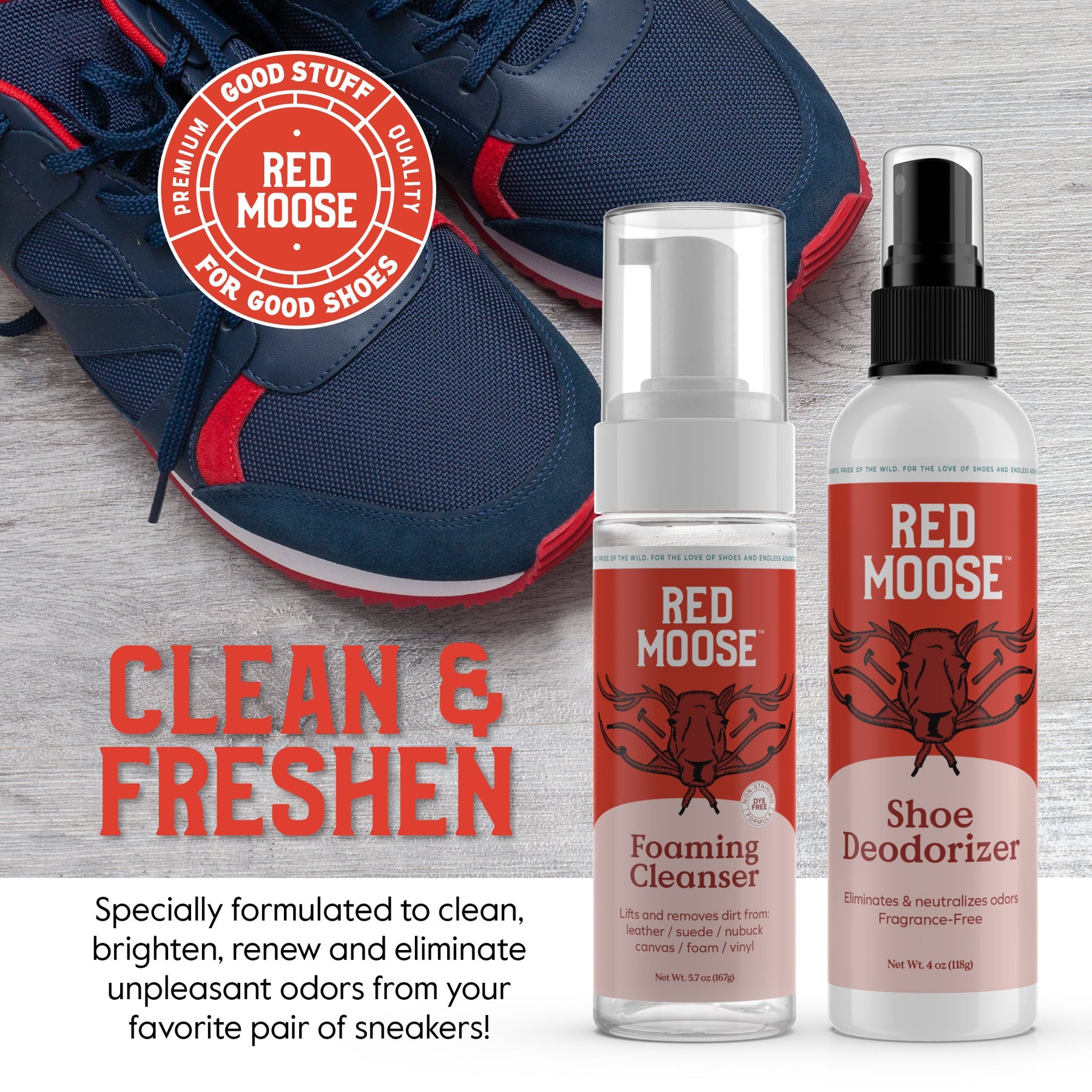 Red Moose Sneaker Reset Kit - Pomegranate